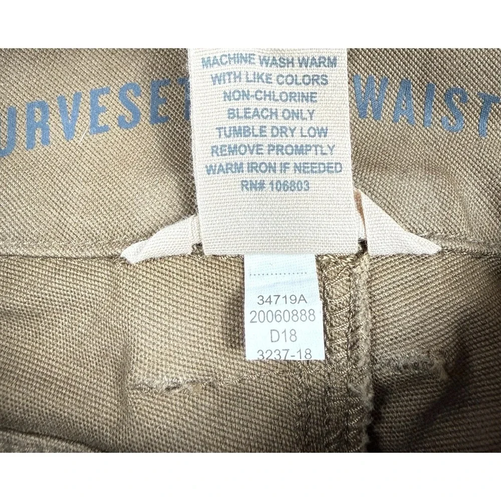 Duluth Trading Co Cargo Pants Women 12 x 33 Brown Curvesetter Stretch Outdoor